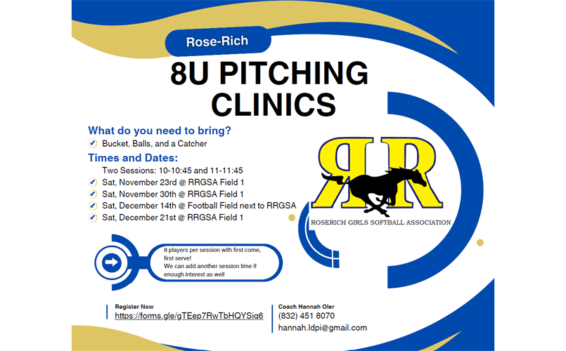 8U Pitching Clinic